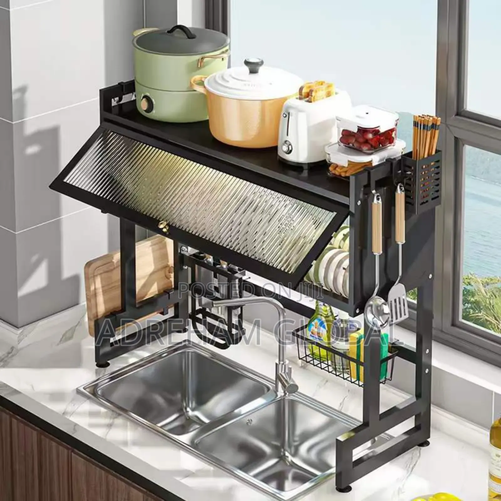 Over Sink Dust Proof Quality Iron Dish Drainer