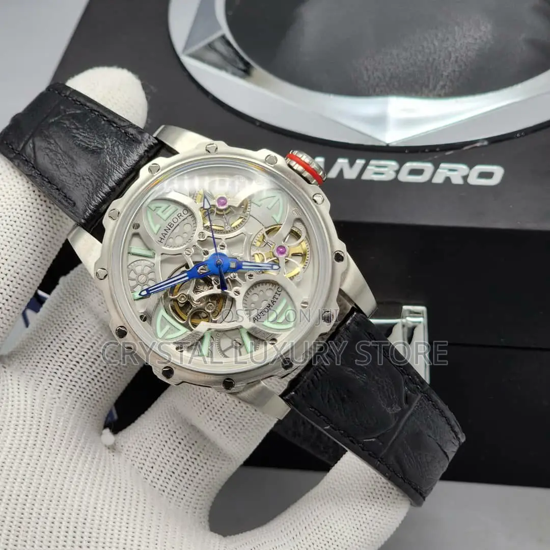 Hanboro Quality Luxury Men Chronograph Wristwatch