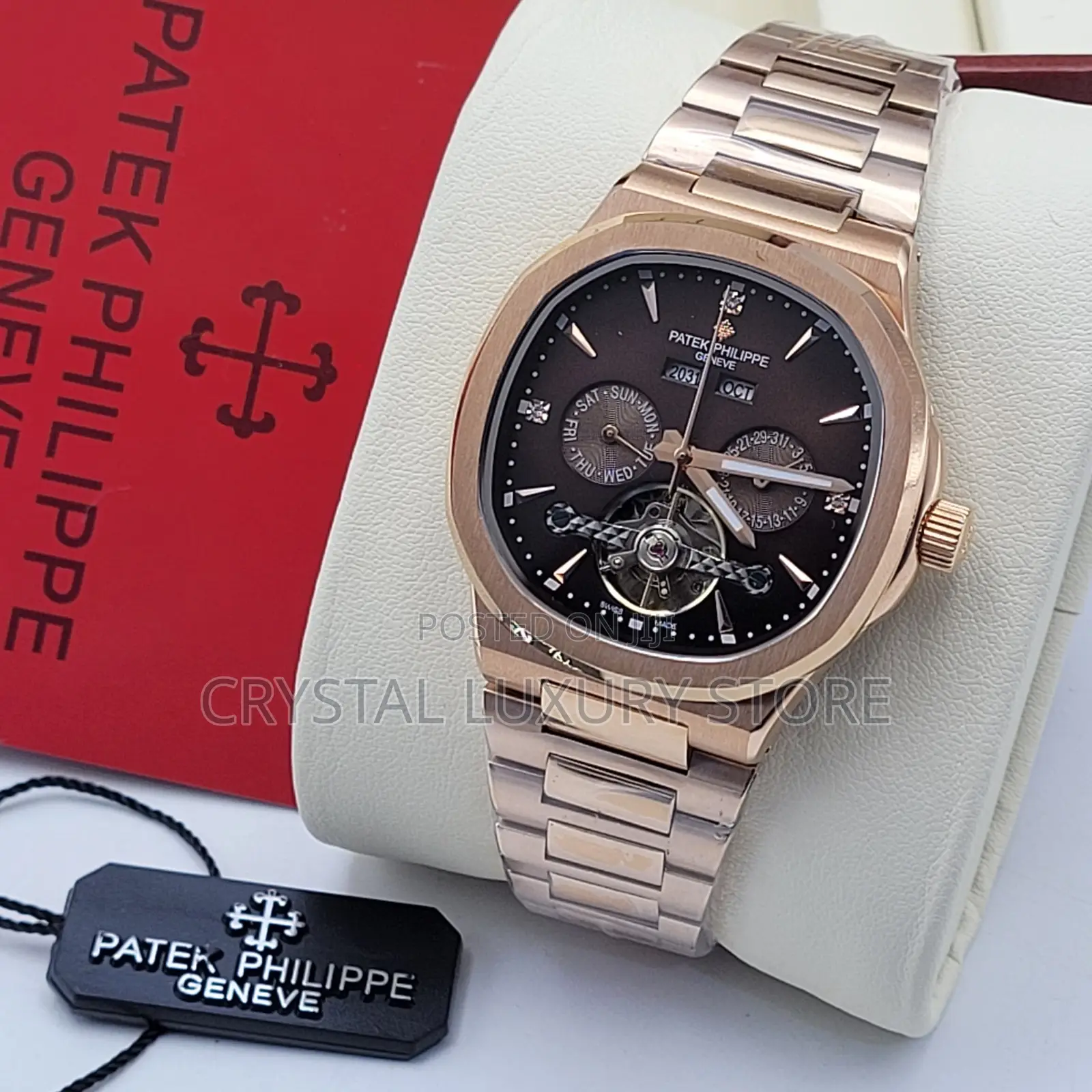Patek Philippe Quality Luxury Men Chain Wristwatch