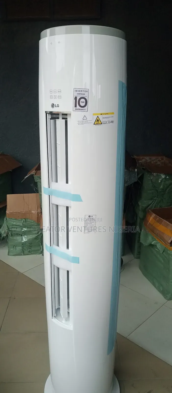 Lg Inverter Tower Floor Standing Package Unit Ac,R10a/R32,4d