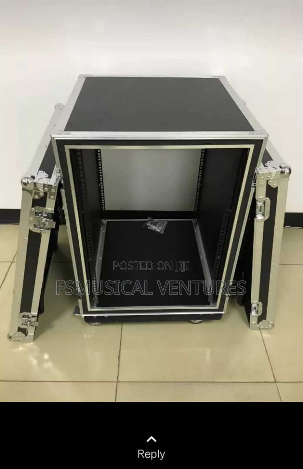 Tyros Sound 16 Unit Amplifier Rack With Cover