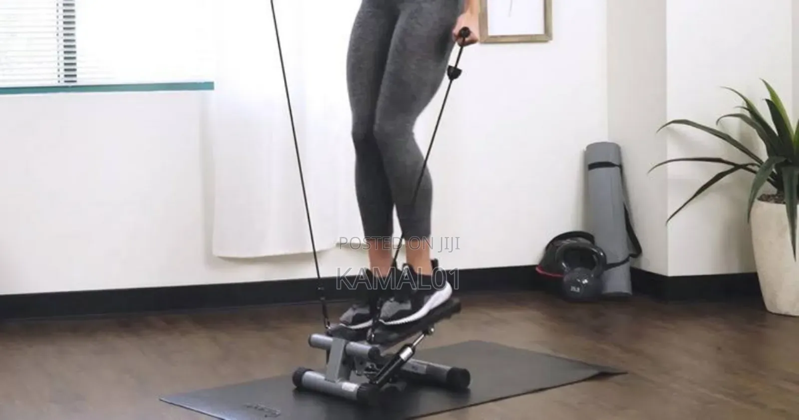Mini Stepper With Resistance Bands