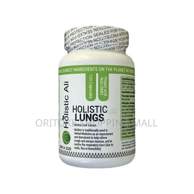 Holistic Ali Mullein Leafcap 120 Caps Lung Respiratorytract