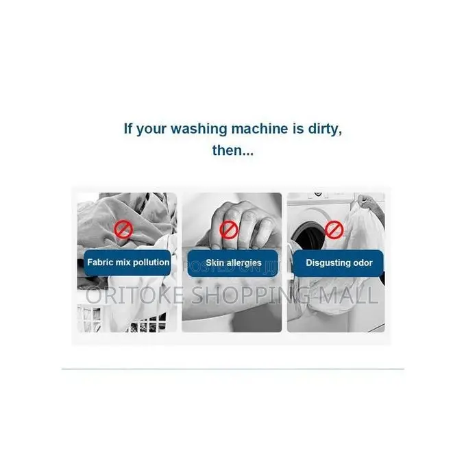 AJVF 6pcs Washing Machine Effervescent Cleaning Tabdetergent