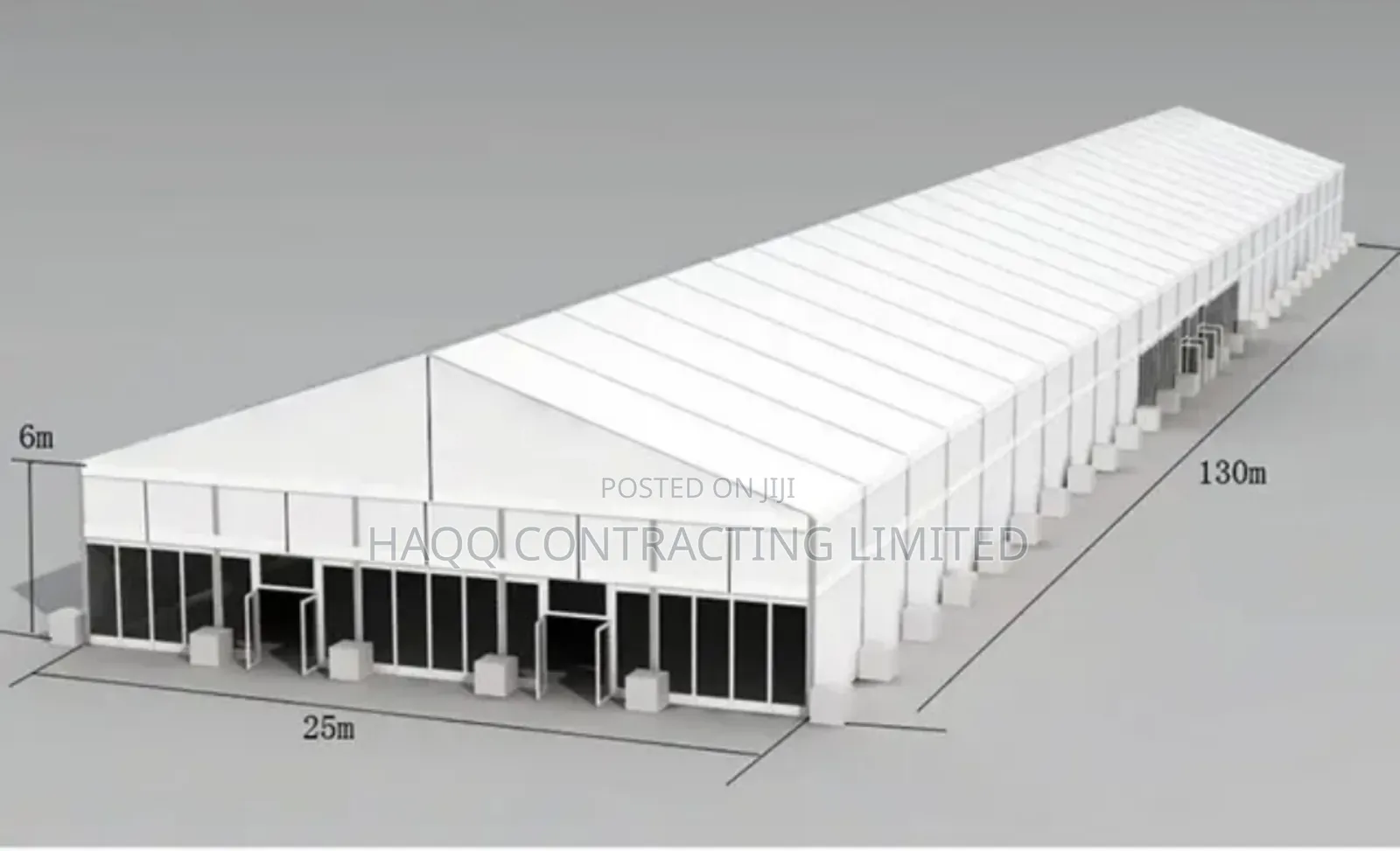 10m×30m White Marquee Tent for Events, Churches Etc.