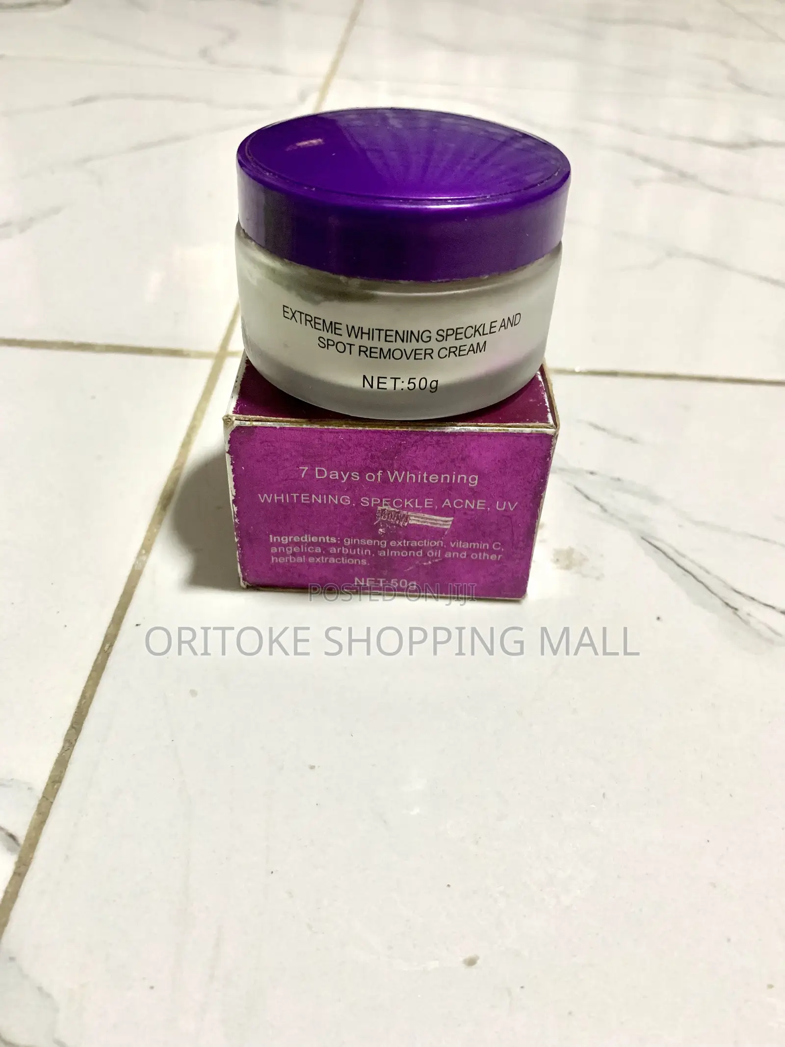 AM Glow Extreme Whiten Speckle and Spot Remover Cream (50g)