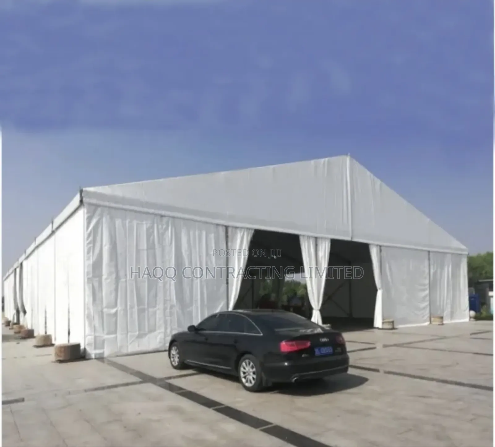 Marquee Tent Construction for 100 to 500 People
