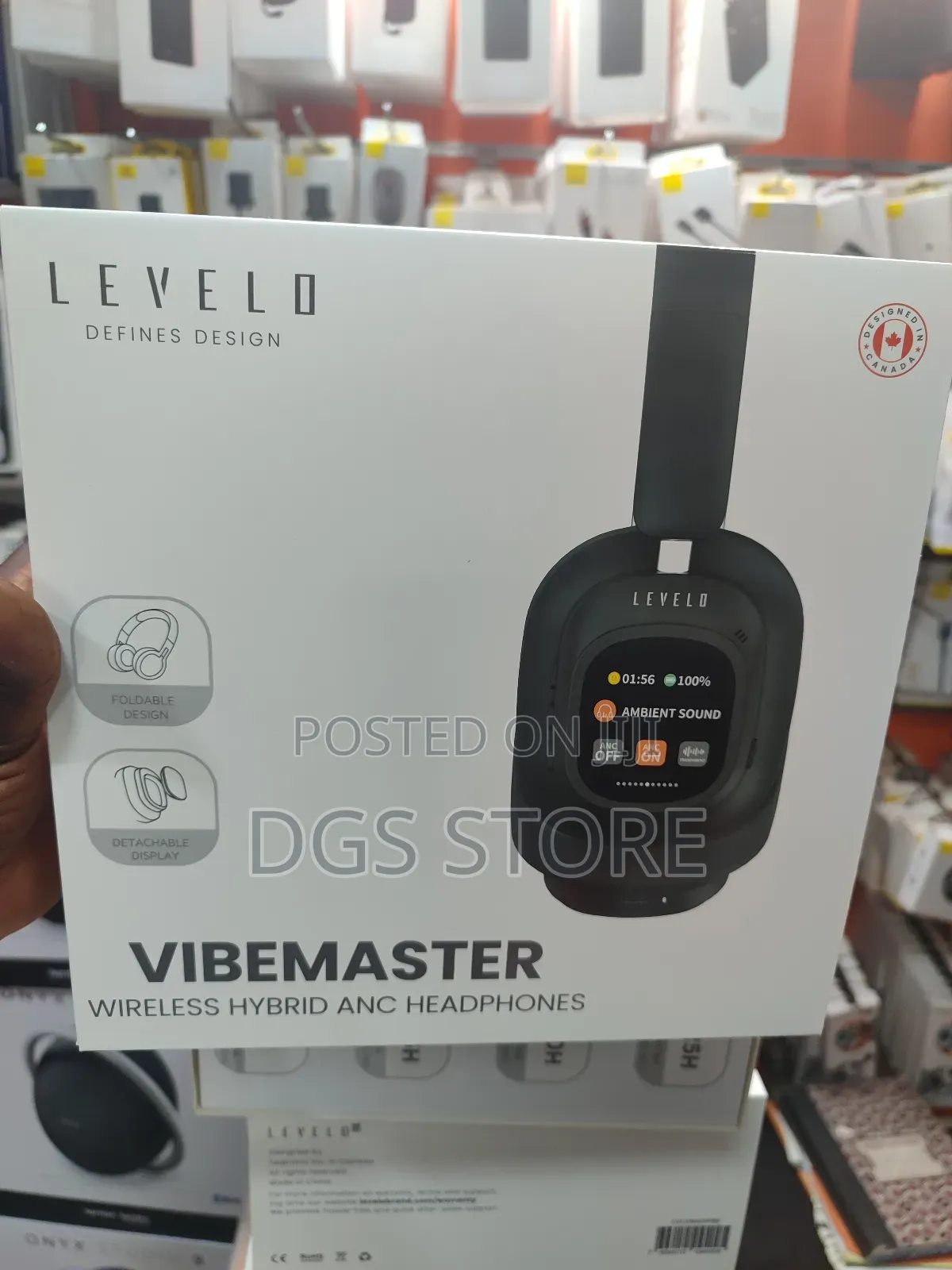 Levelo Vibemaster Wireless Hybrid Headphone