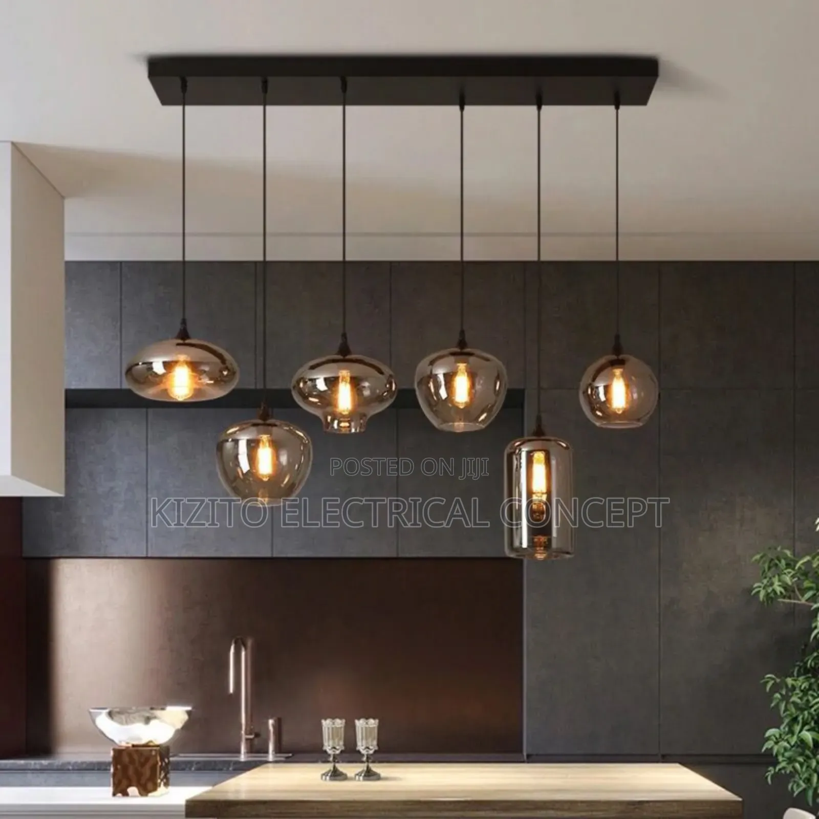 Modern Nordic Dropping Glass Luxury Chandalier