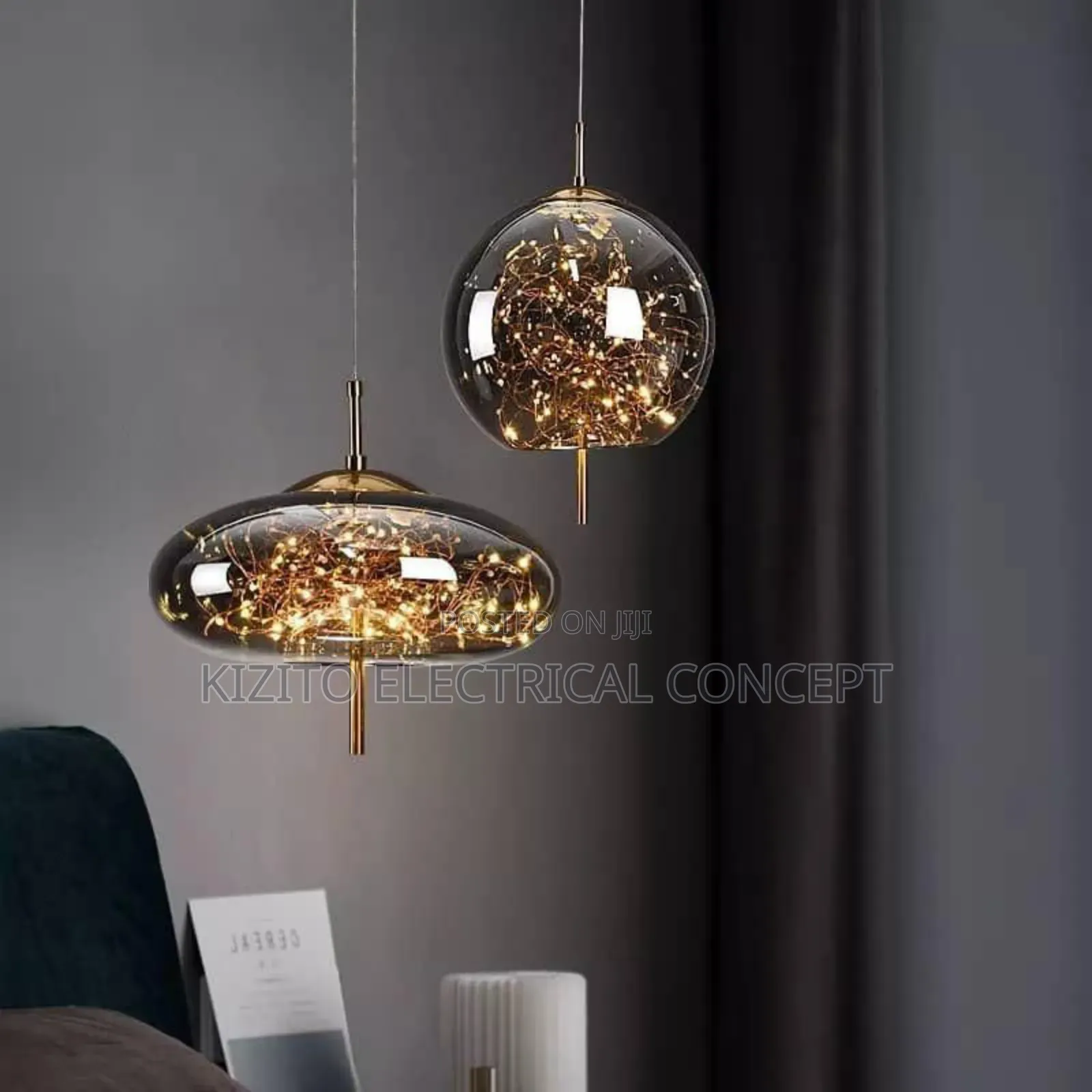 LED Nordic Magic Glass Luxury Pendant Lamp