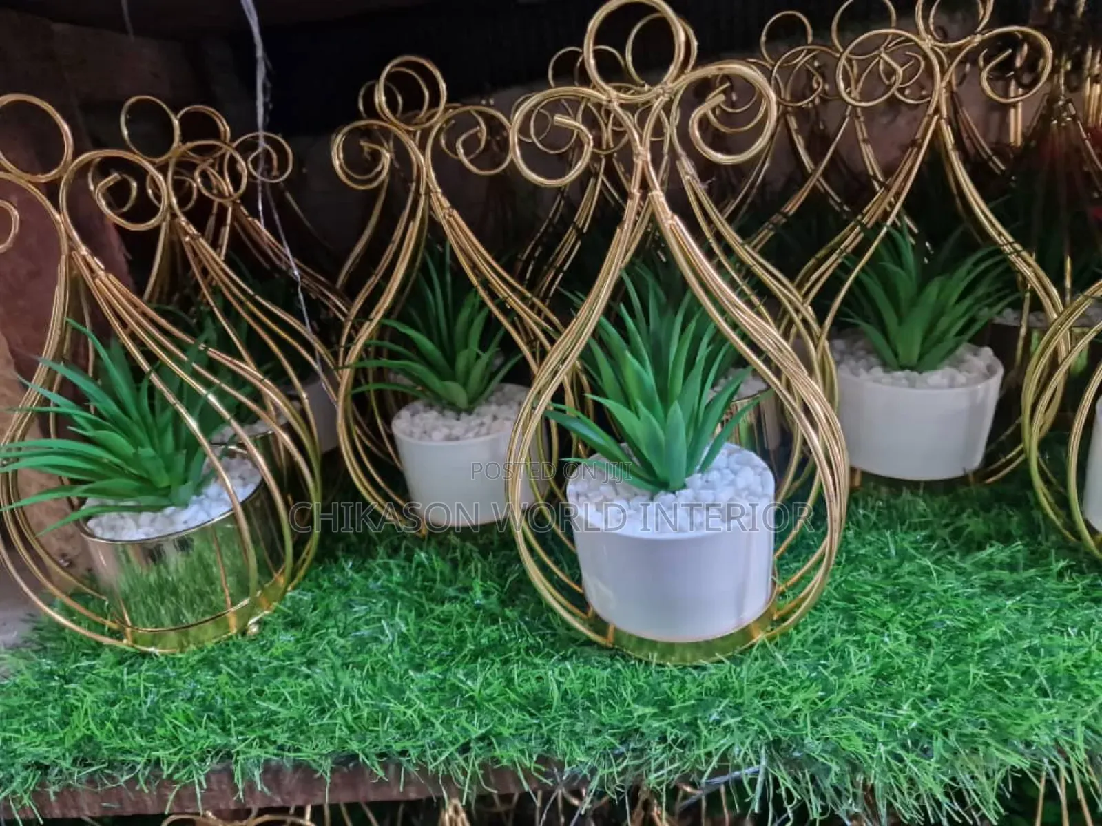 Potted Table and Shelf Flowers