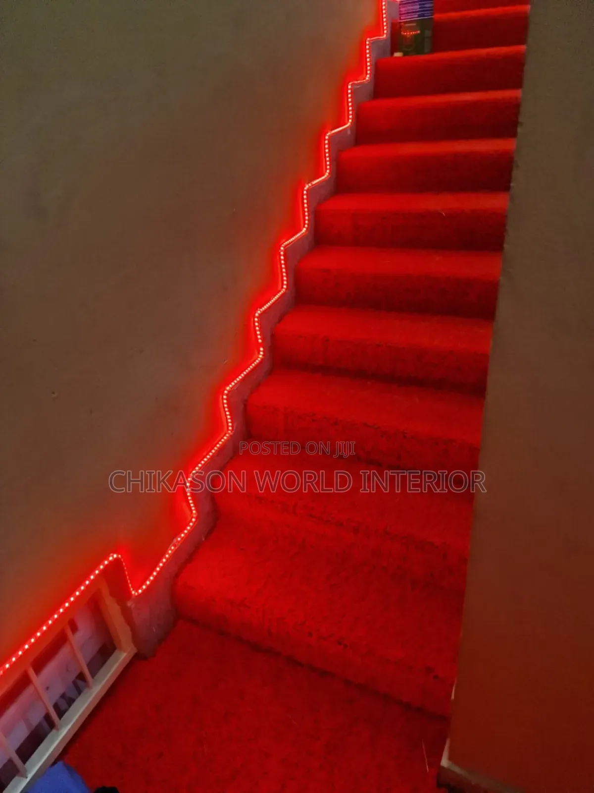 Red Synthetic Grass Carpet