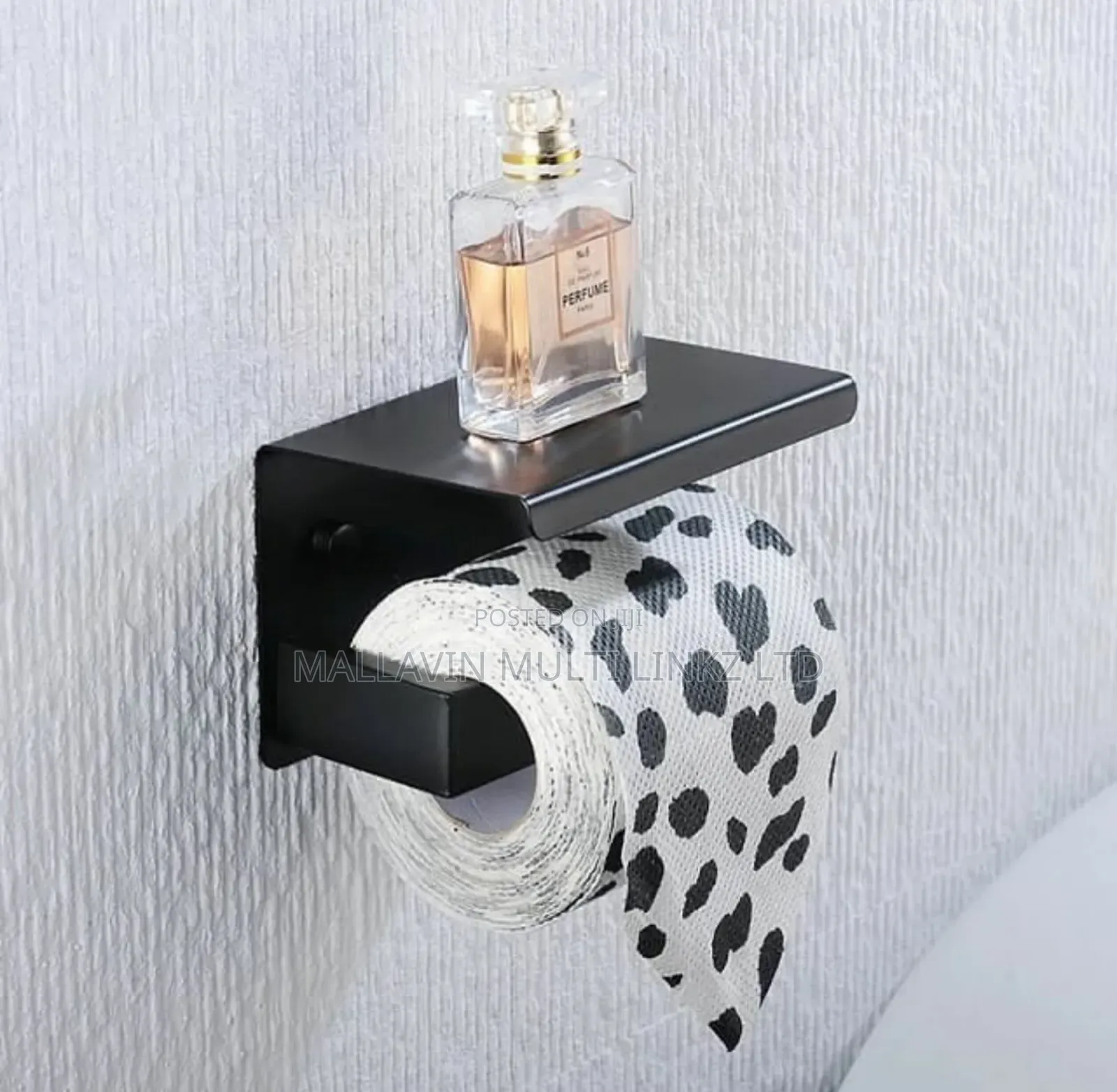 Black Tissue Holder Stainless Steel