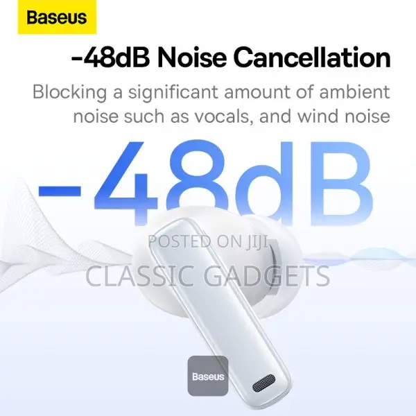 Baseus Bowie M2s True Wireless Earphones - Moon White