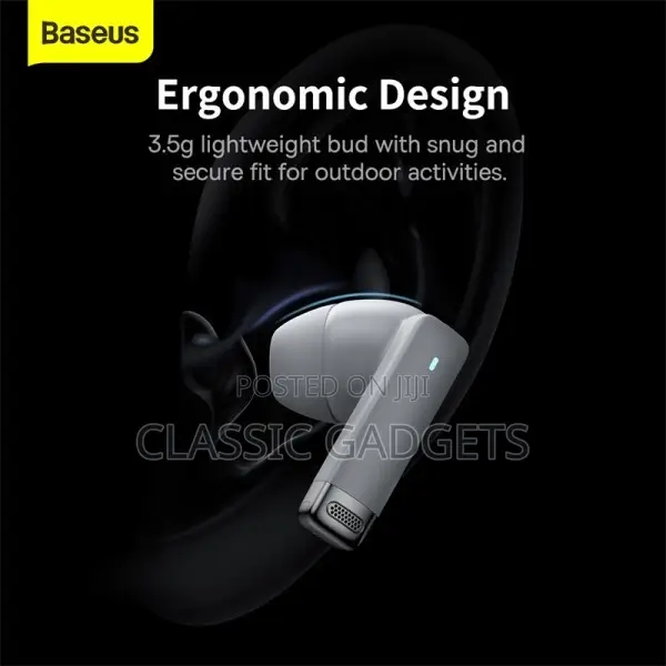 Baseus E9 True Wireless Earphones Bowie —White