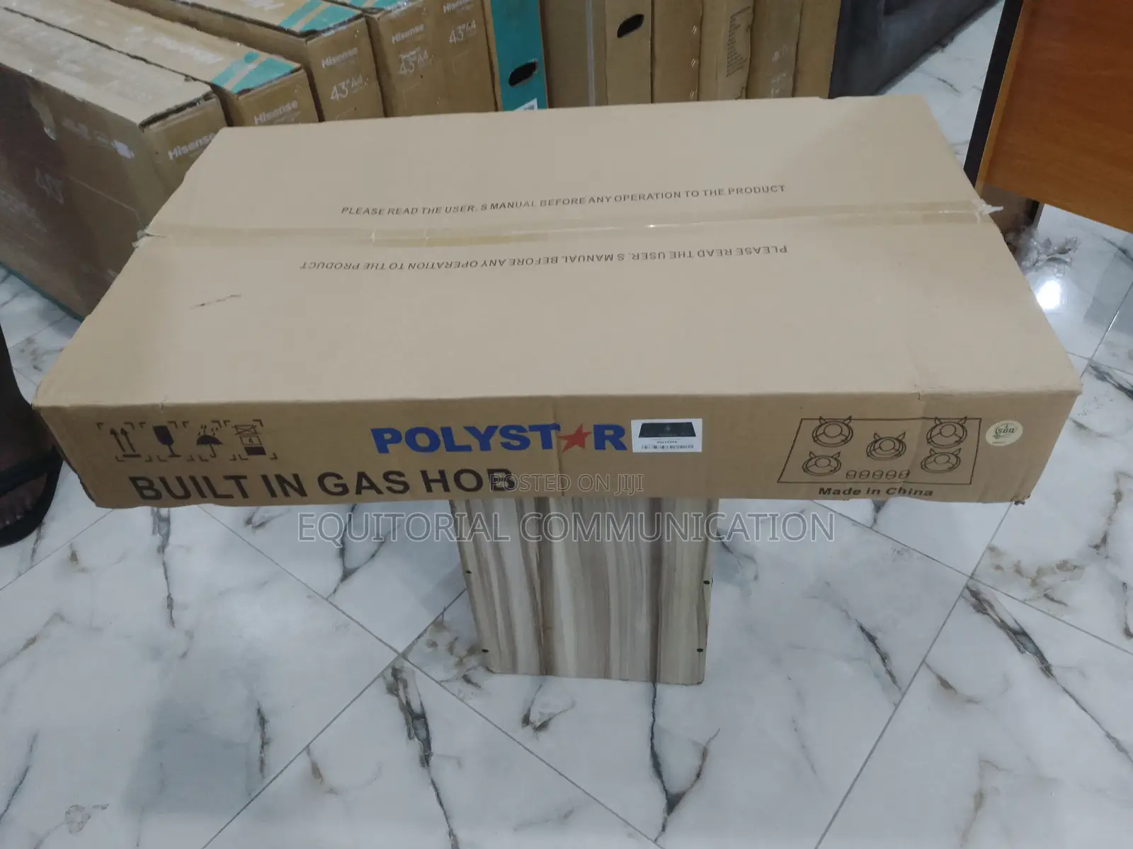 Polystar 5 Burner Inbuilt Gas Cooker| PV-BA8705AGPS