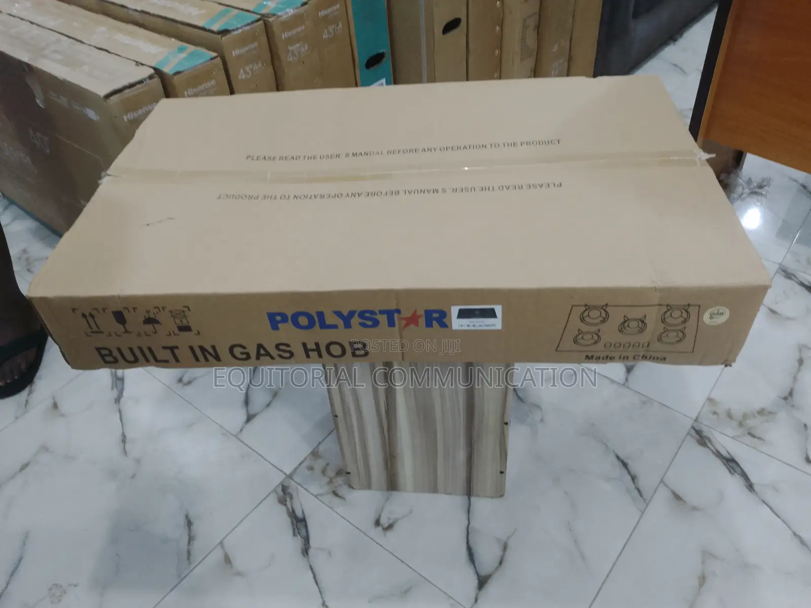 Polystar 7mm 5 Gas Burner Tempered Gas Hub