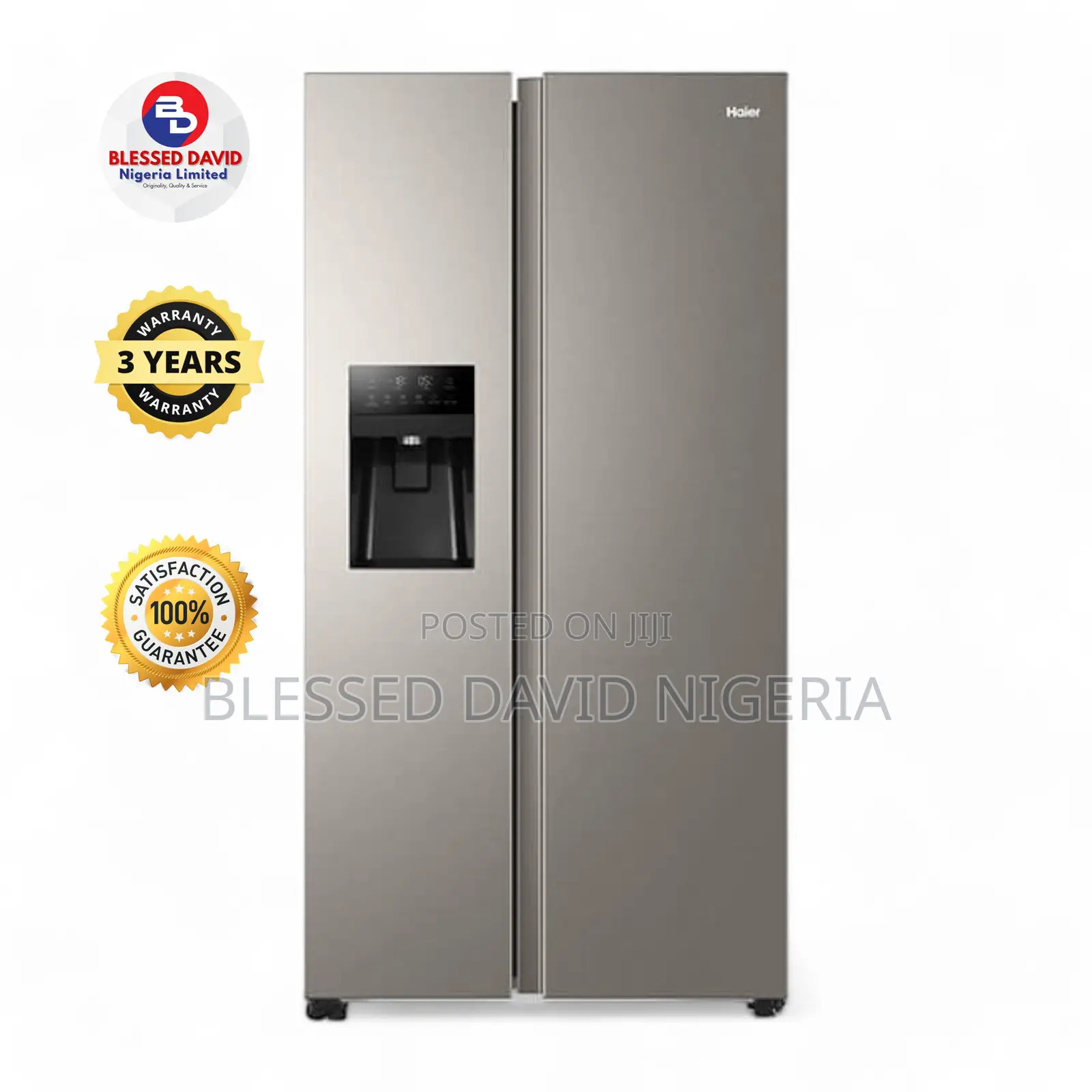 Haier Thermocool HSR-3918FIMP Side by Side Refrigerator (UK)