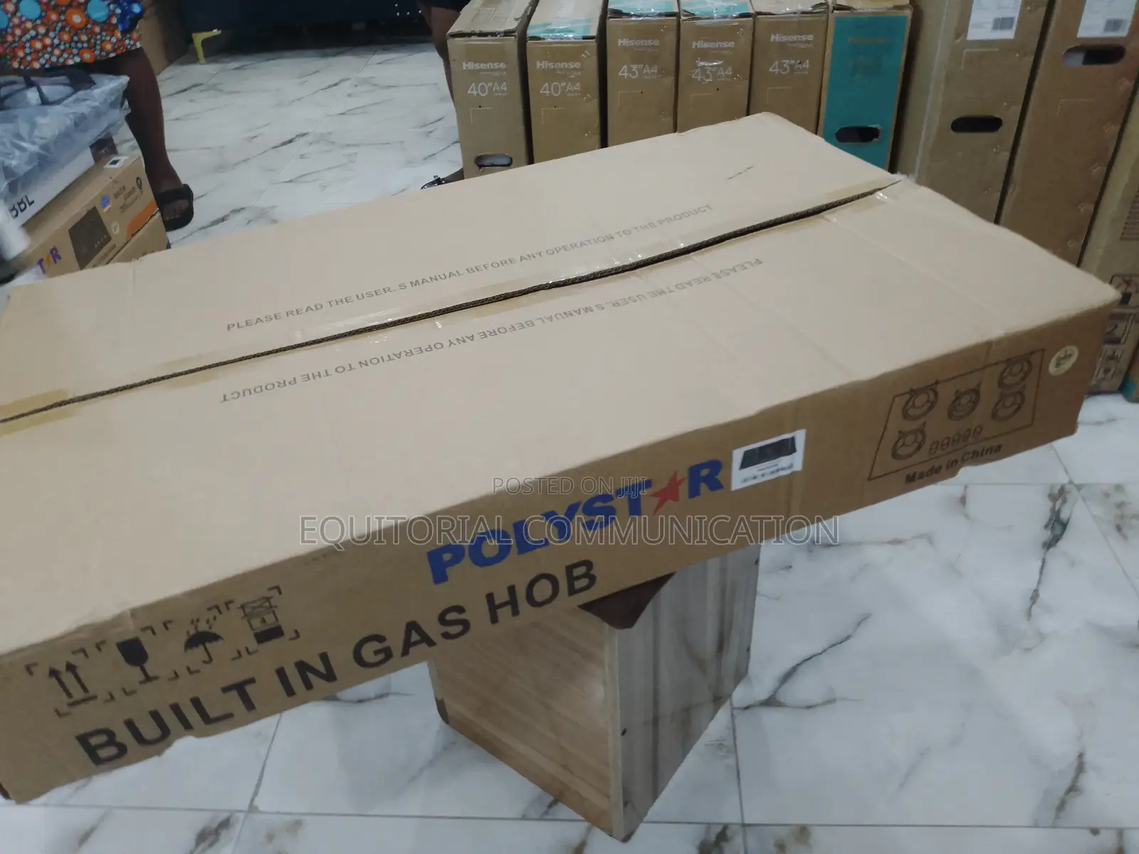 Brand New Polystar Built in Gas Hob Cooker