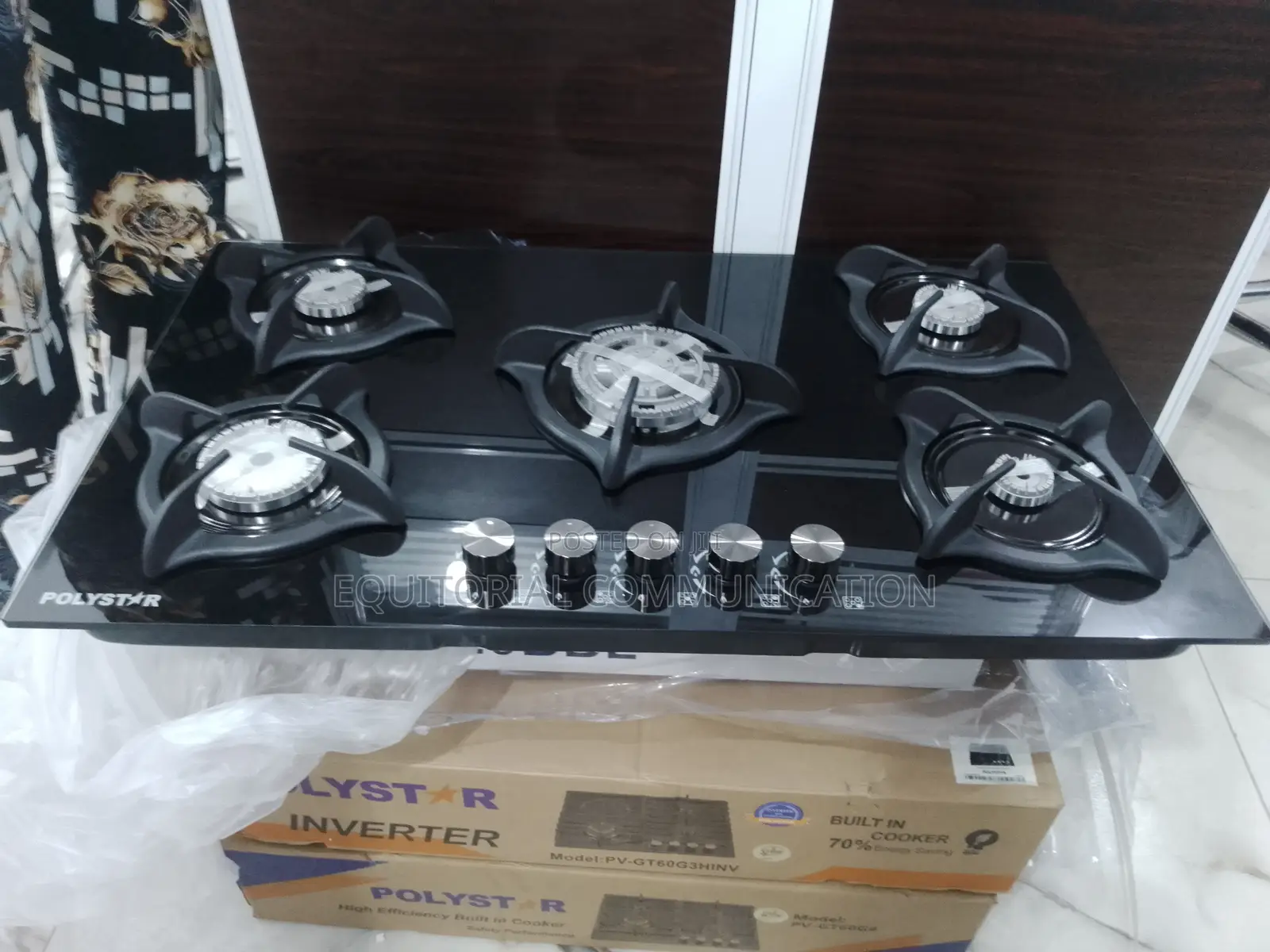 Premium Polystar Builtin Gas Hob Cooker 