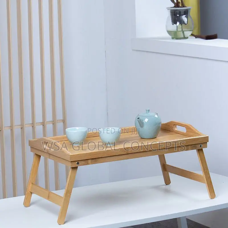 Wooden Bamboo Tray Table