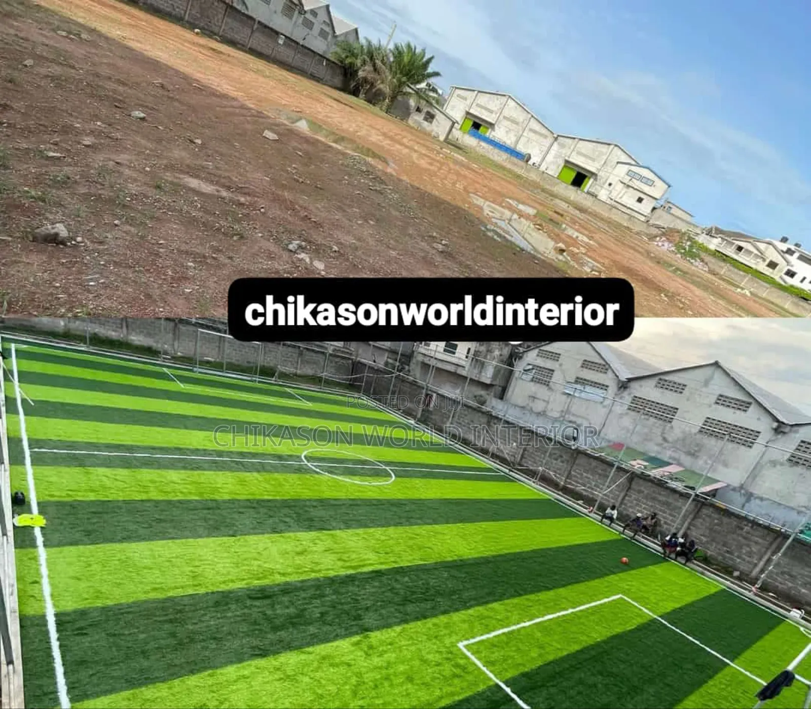 50mm Football Grass