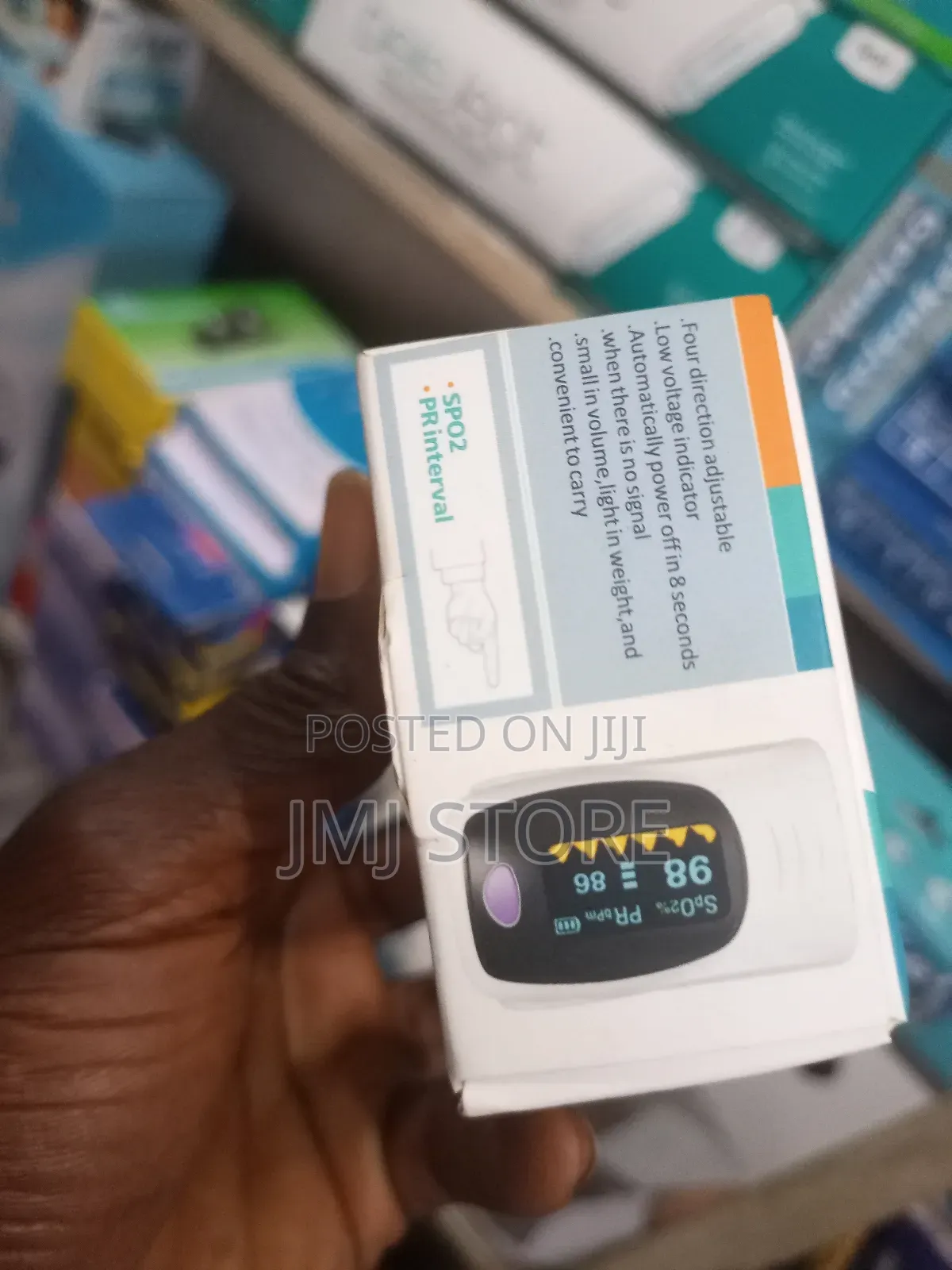 Fingertip Pulse Oximeter Heartbeat Monitor