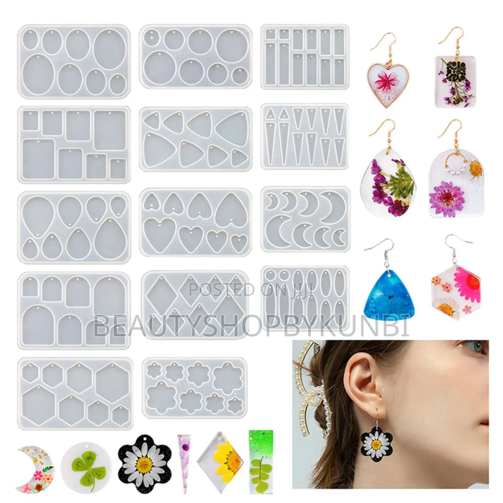 Resin Epoxy Jewelry Mold / Pendant Mold/Earrings Molds