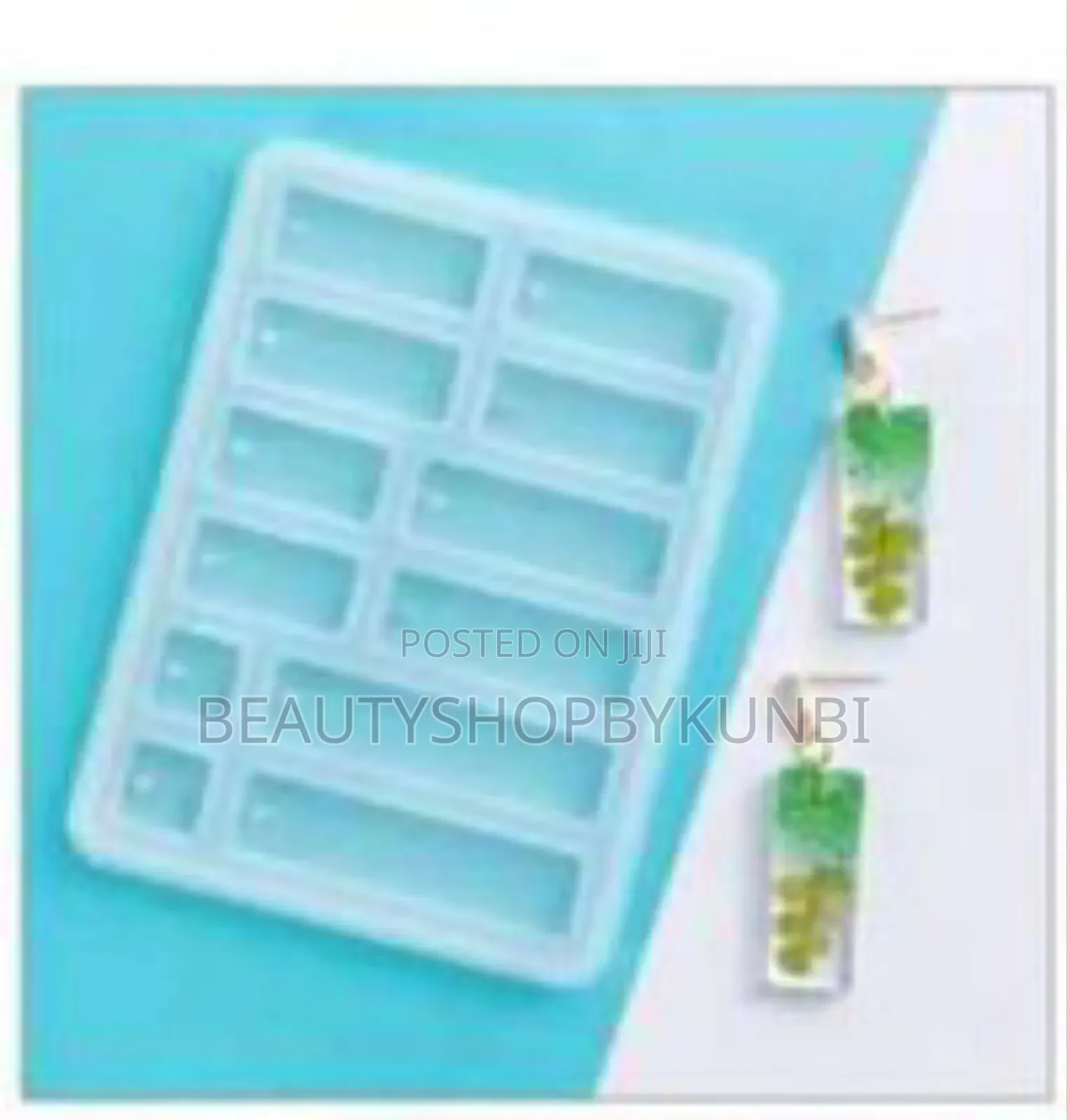 Resin Jewelry Mold for Earrings Keyrings Pendant Resin Mold