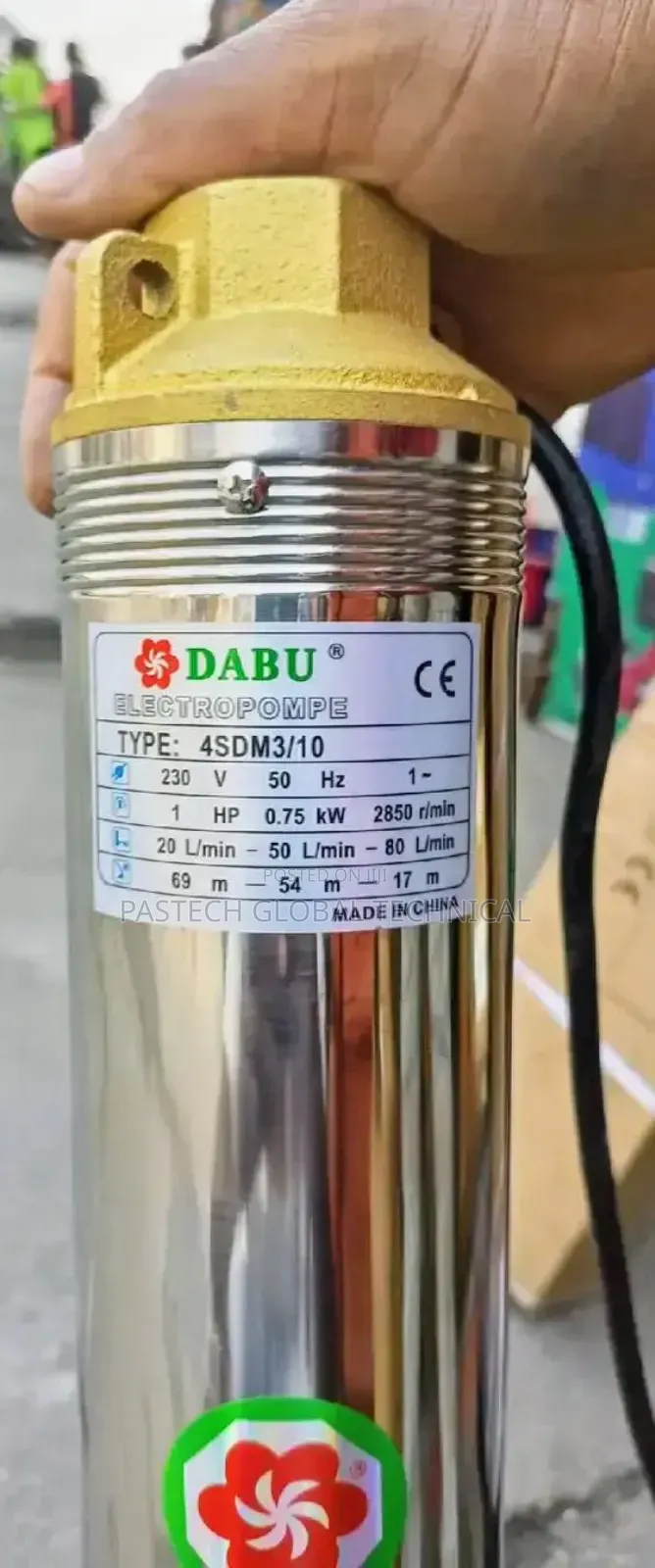 1HP DABU Submersible Pump