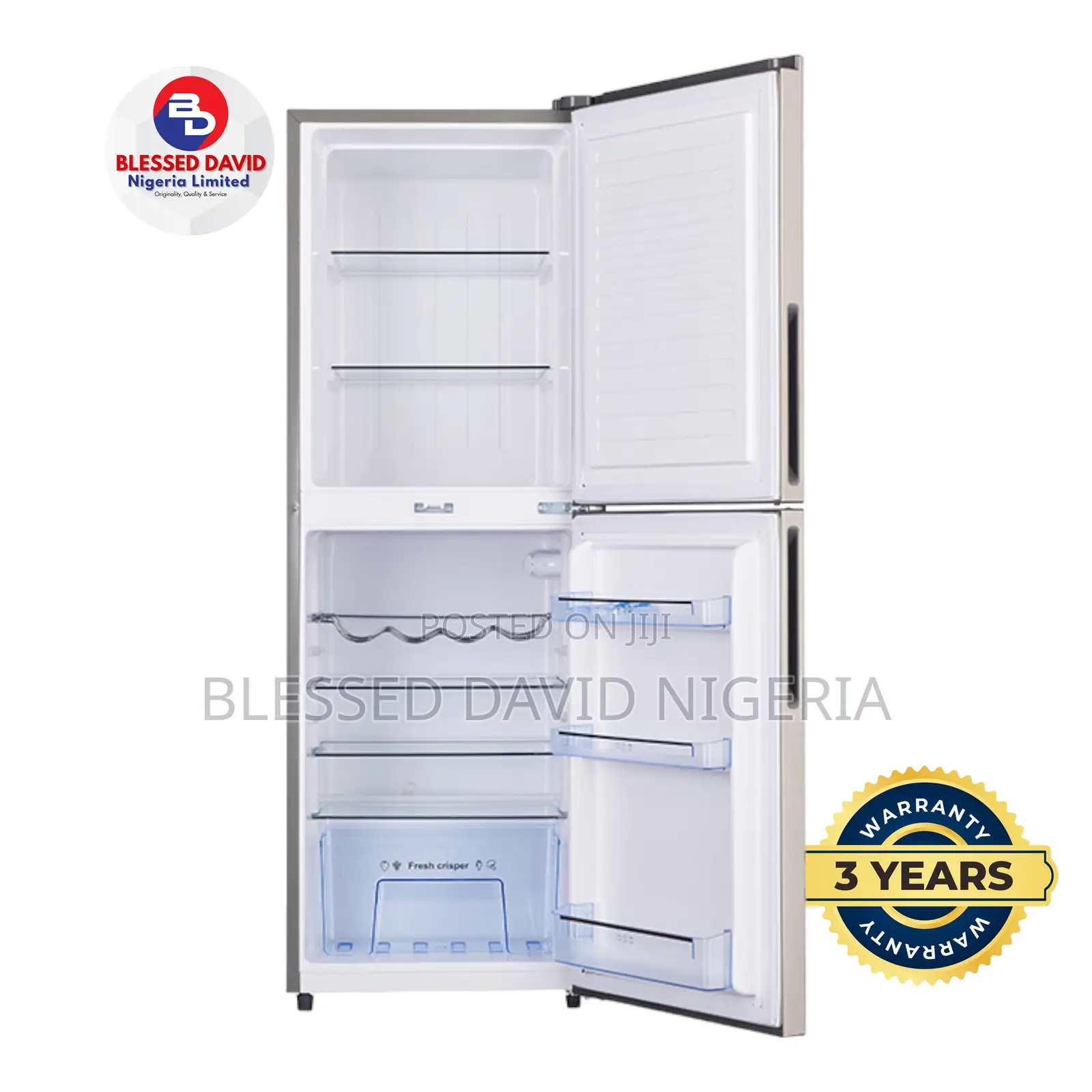 Haier Thermocool 250L Double Door Refrigerator - HRF-250BLUX