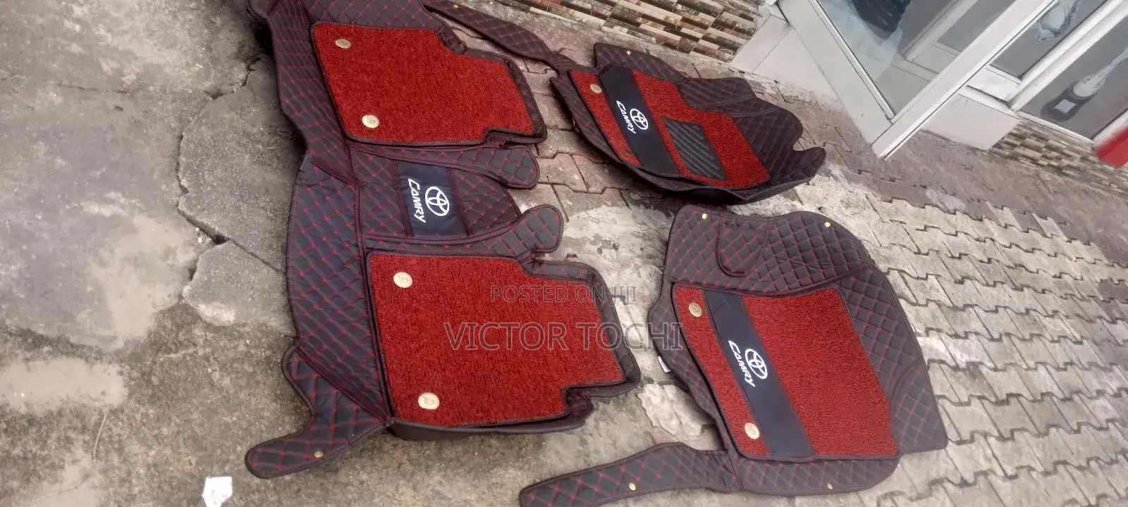 Quality Leather Footmat for Toyota Camry (Spider)