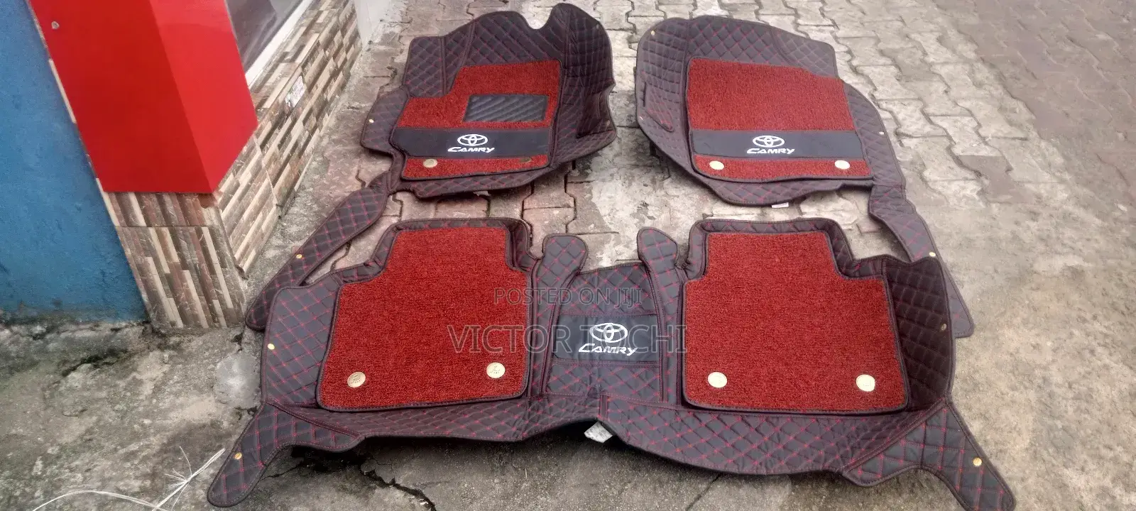 Quality Leather Footmat for Toyota Camry (Spider)