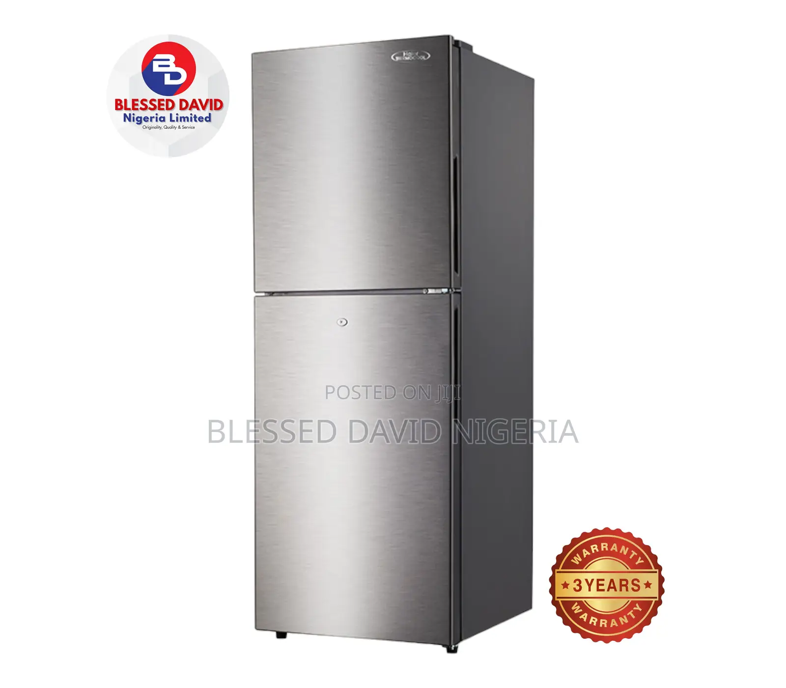 Haier Thermocool 210l Double Door Refrigerator - Hrf-210blux