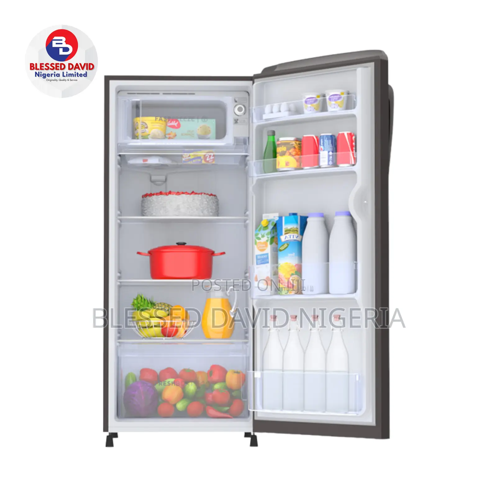 Haier Thermocool 177L Single Door Refrigerator - HR-177CS