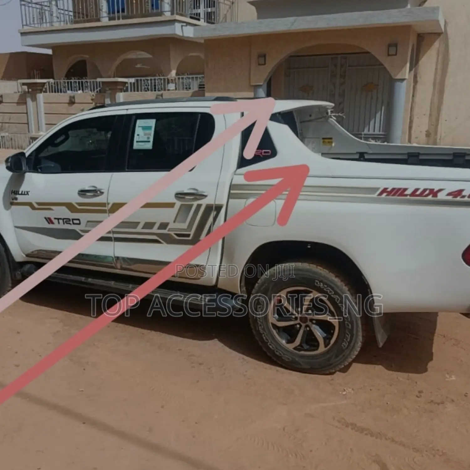 Body Stickers For Toyota Hilux Tundra Tacoma Mitbusi
