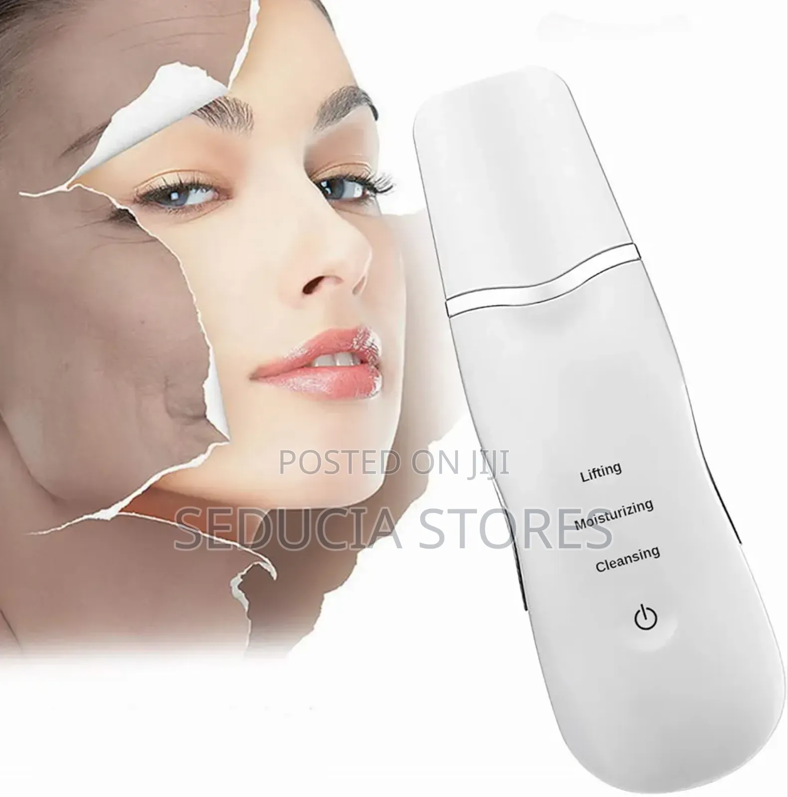 Ultrasonic Skin Scrubber - Face Cleaner