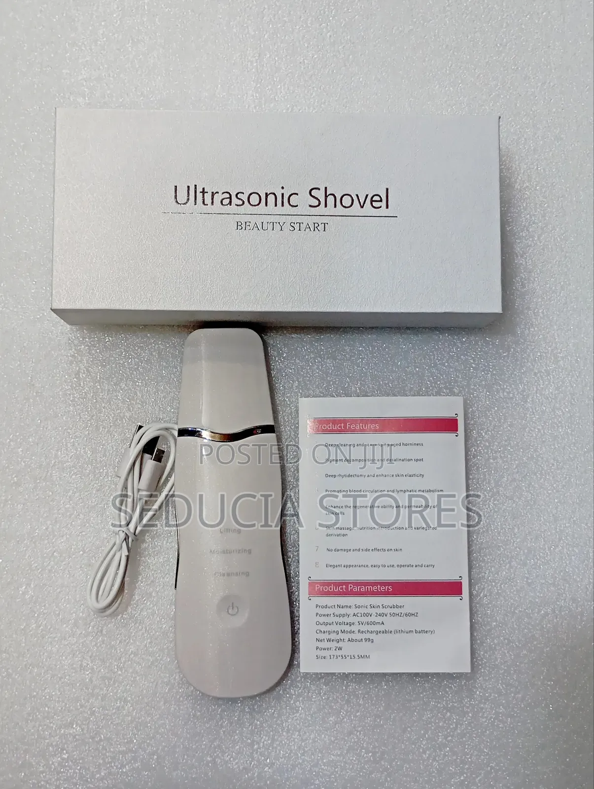 Ultrasonic Skin Scrubber - Face Cleaner
