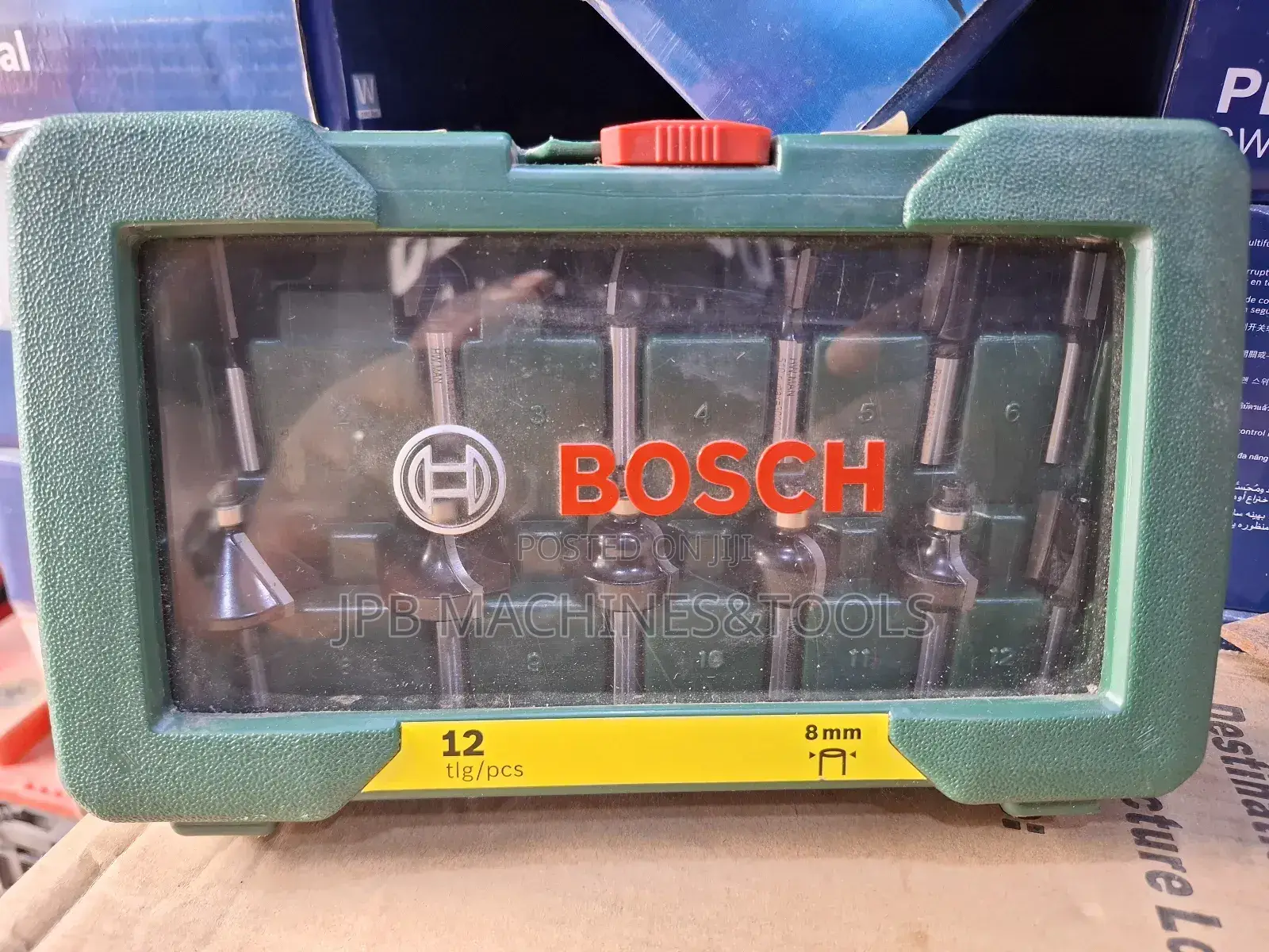 Bosch 8mm Router/Grooving Bits Set Carbide