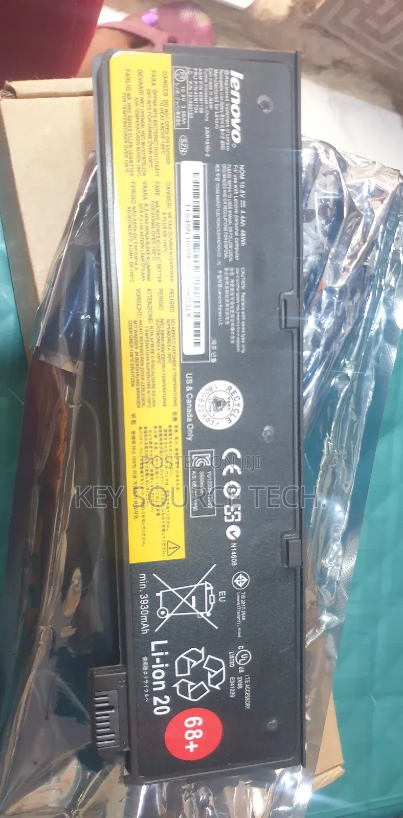 68+ Lenovo Laptop Battery for X240,X250,T460,T440s,T450s