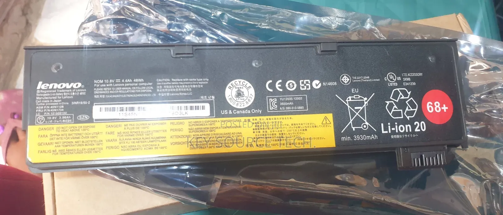 68+ Lenovo Laptop Battery for X240,X250,T460,T440s,T450s
