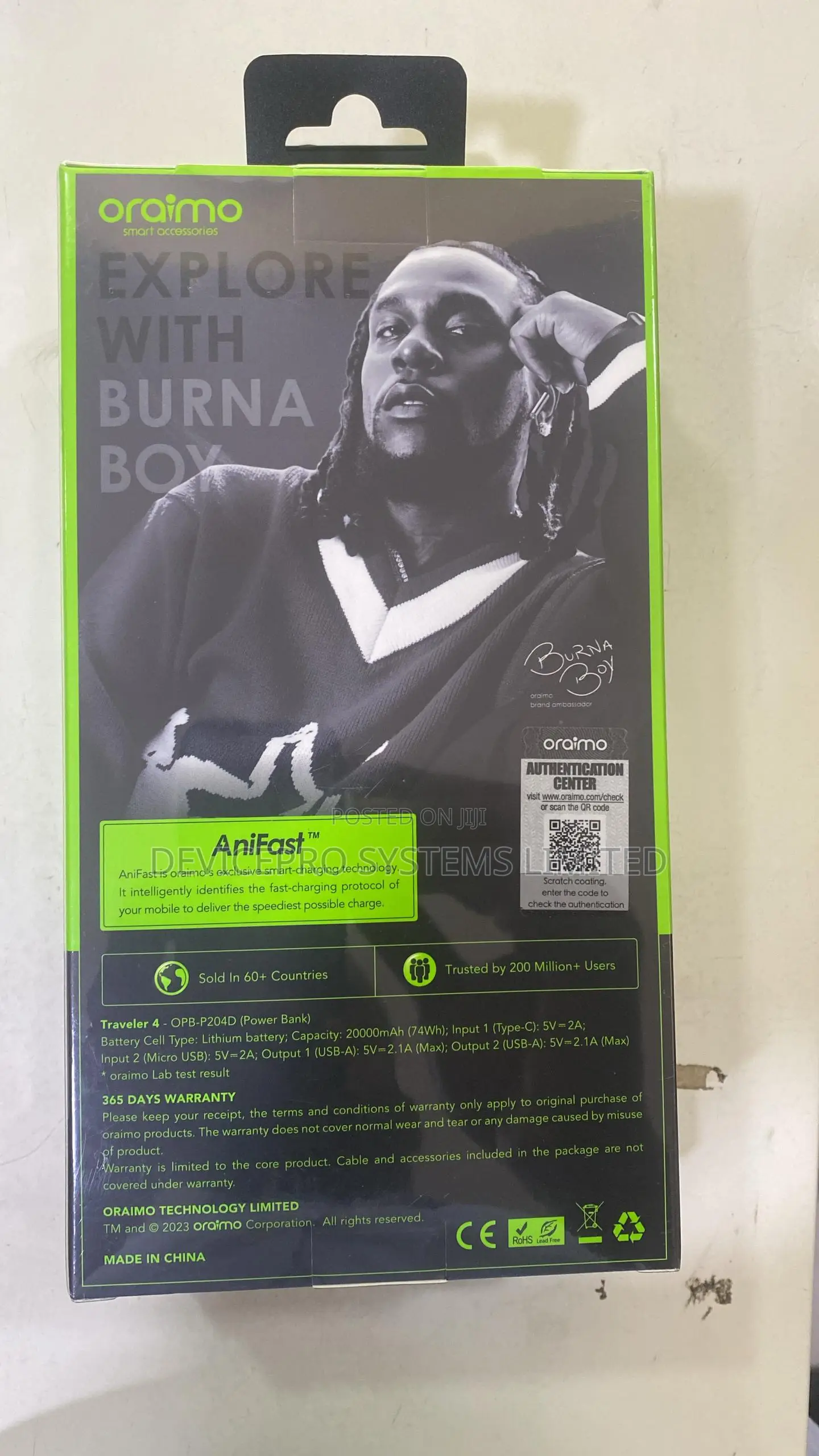 Oraimo 20000mah Power Bank