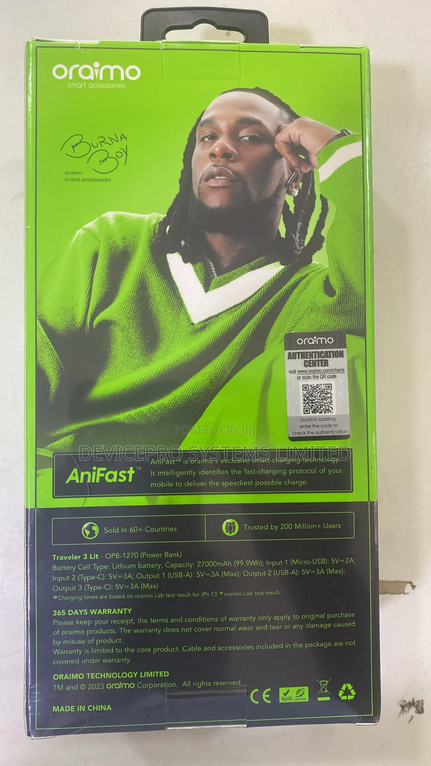 Oraimo 27000mah Power Bank