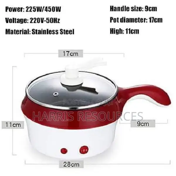 Double-Layer Stainless Steel Mini Electric Pot