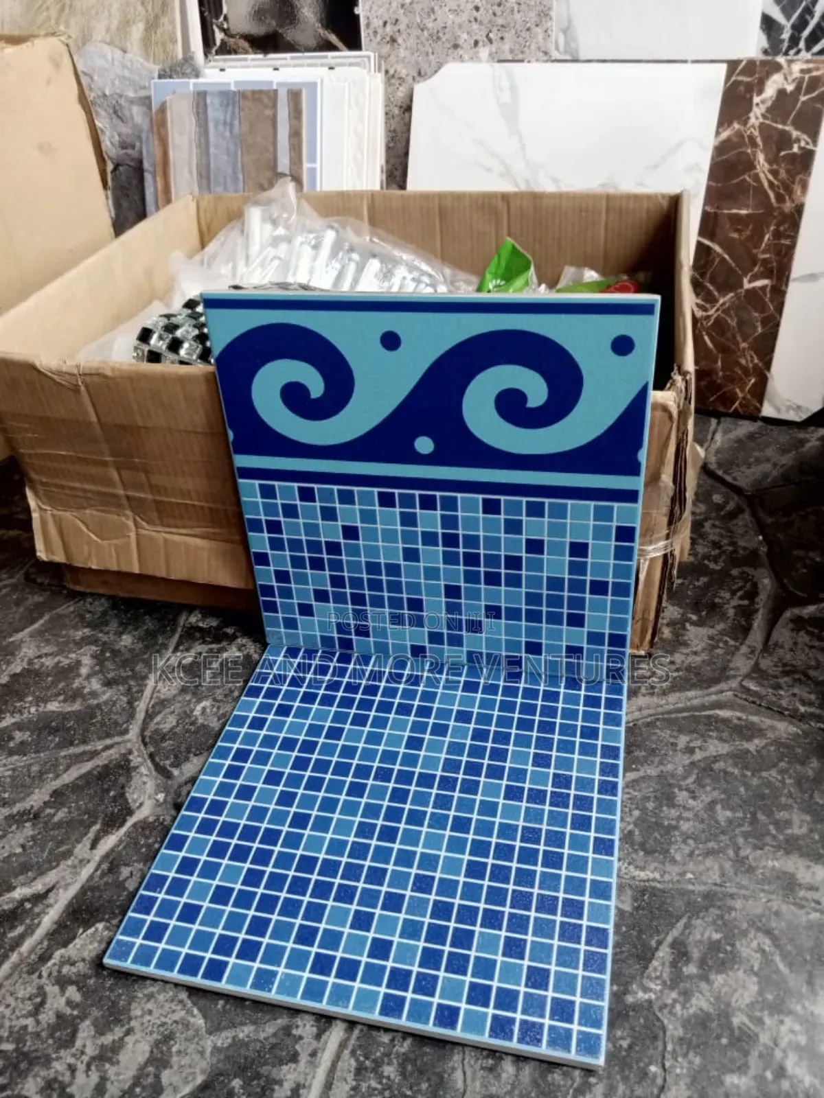 Swimming Pool Floor and Wall Tiles