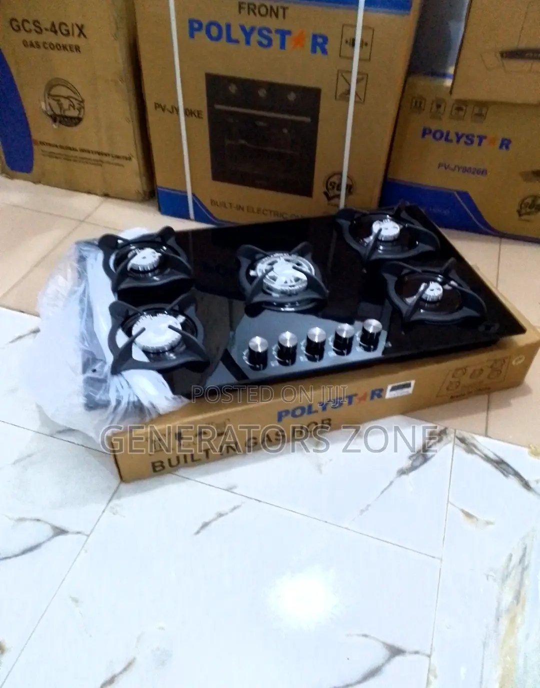 Good Quality 5 Burner Polystar Built in Gas Hob(Pvba8705agps