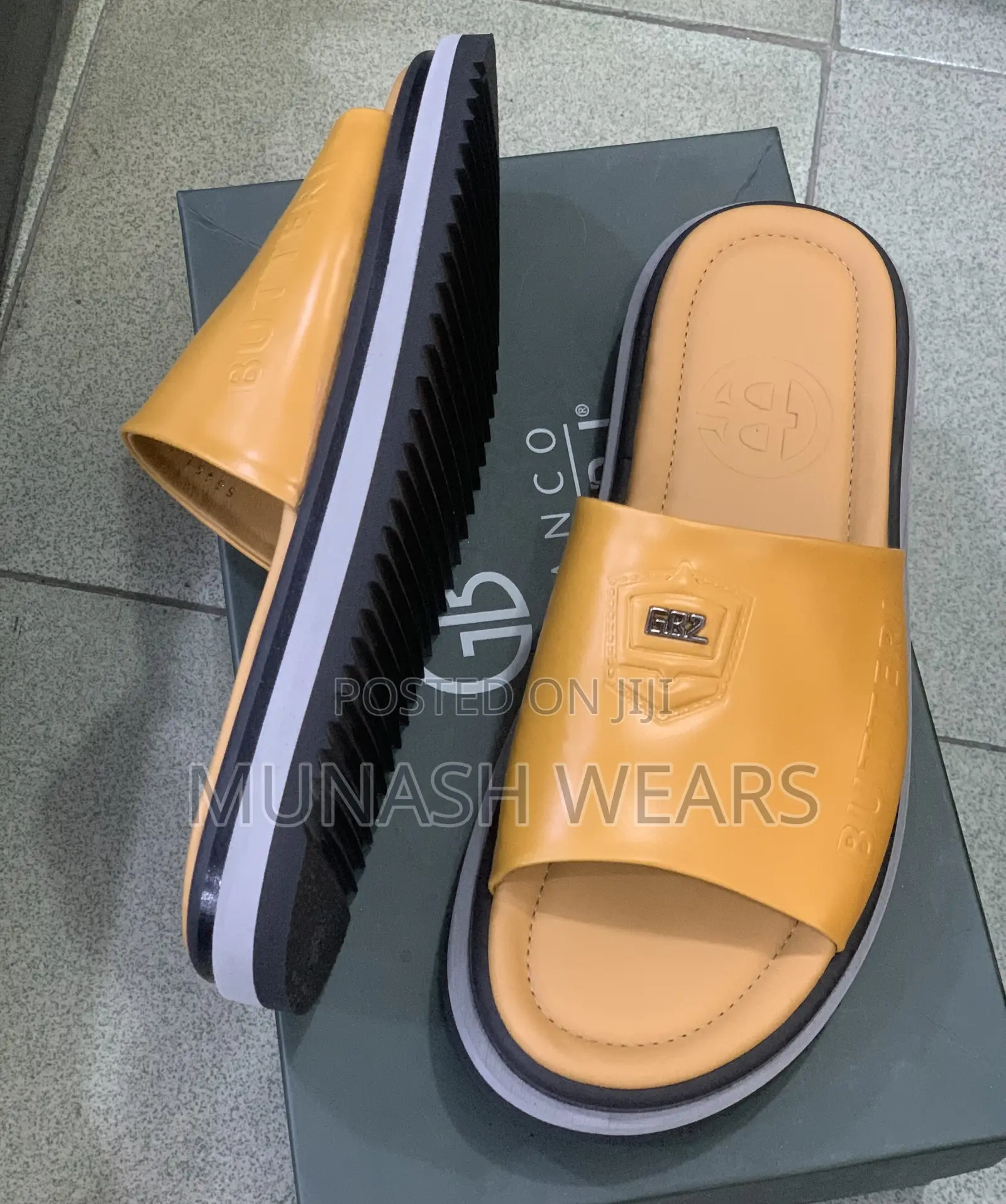 Pure Italian Butteri Leather Slipers