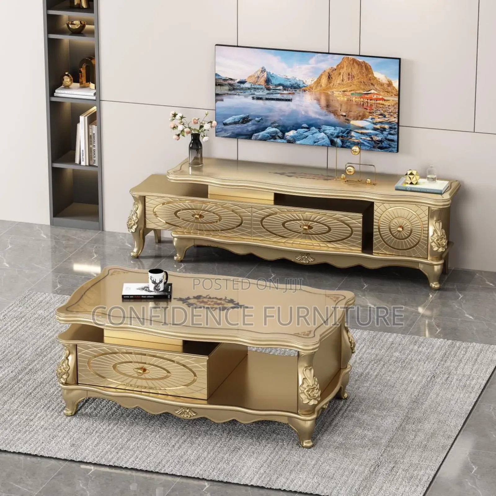 Quality Royal TV Console and Center Table