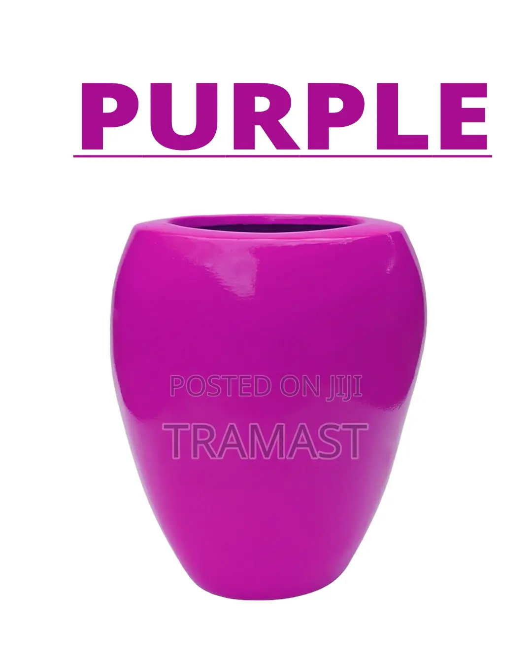 Durable Fiber Glass Vase Artificial Natural Flowers