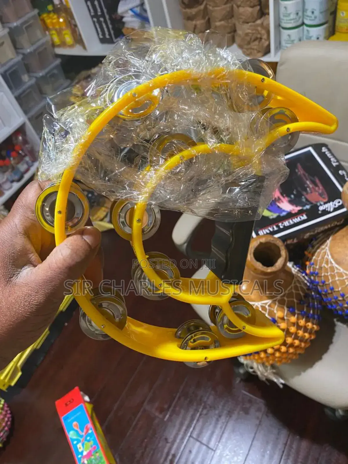 Original Quality Power-2 Tambourine Indifferent Colors